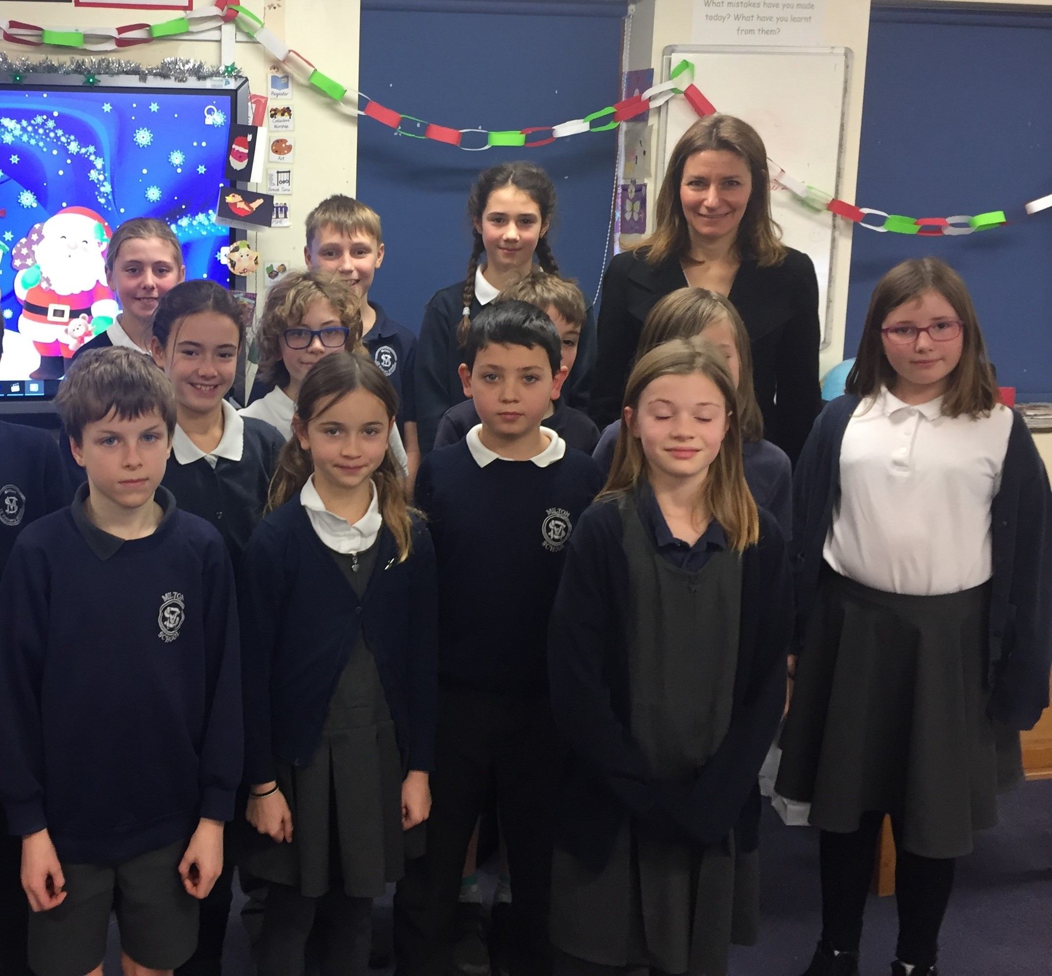 Milton Primary School Council Quiz MP | Lucy Frazer MP