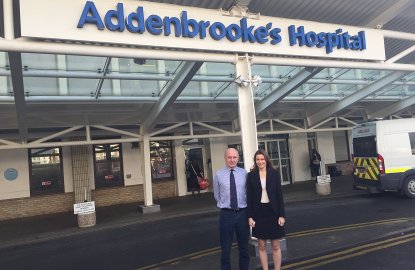 Lucy Frazer MP with Dr Mike More