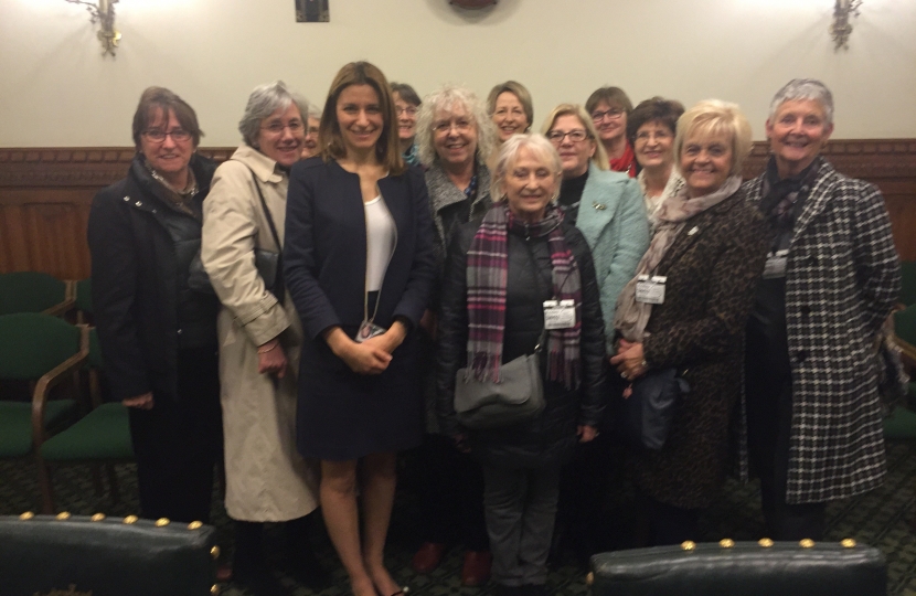 Lucy Frazer MP with Stetchworth Womens Institute