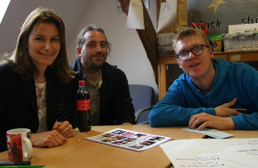 Lucy Frazer MP at Red2Green