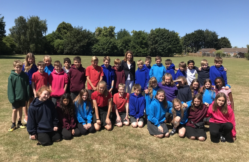 Bottisham Primary School Talk Politics | Lucy Frazer MP