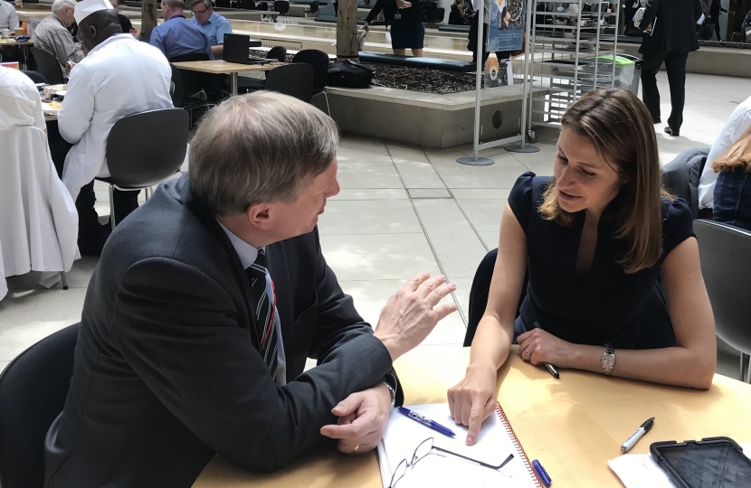 Nick Brown of Govia and Lucy Frazer MP