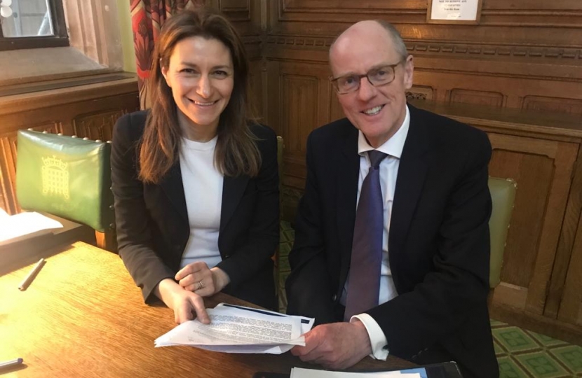 Nick Gibb with Lucy Frazer 