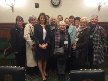 Lucy Frazer MP with Stetchworth Womens Institute