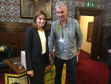 Lucy Fraze MP with Jonny Spinney