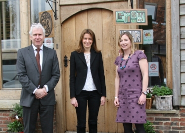 Lucy Frazer MP at Red2Green