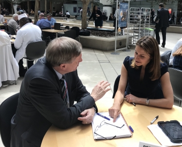 Nick Brown of Govia and Lucy Frazer MP