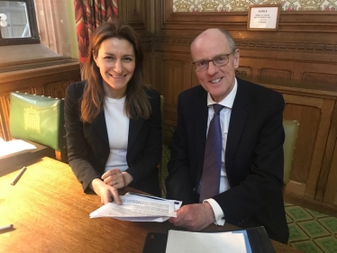 Nick Gibb with Lucy Frazer 