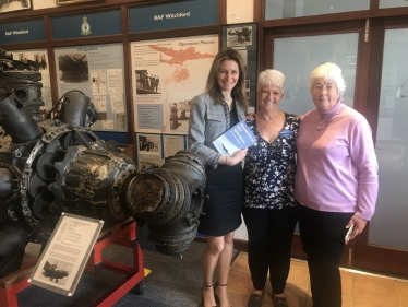 Lucy Frazer MP at RAF WItchford Collection