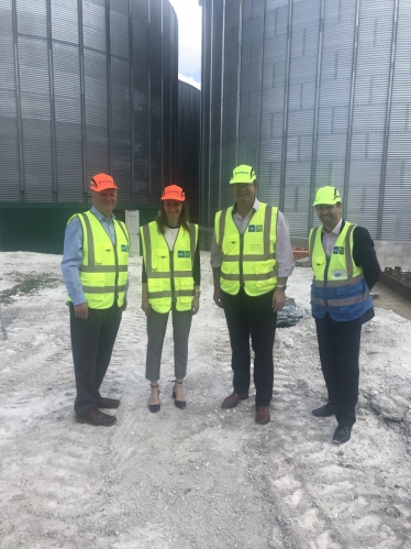 Lucy Fraze MP at Camgrain